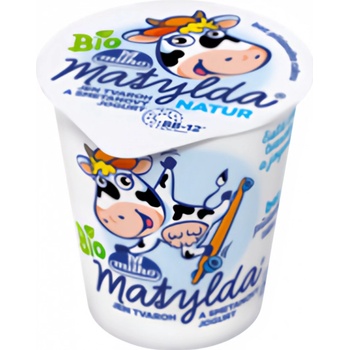 Milko Matylda Bio Tvaroh a smetanový jogurt bílá 125 g