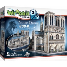 Wrebbit 3D puzzle Katedrála Notre-Dame 830 ks