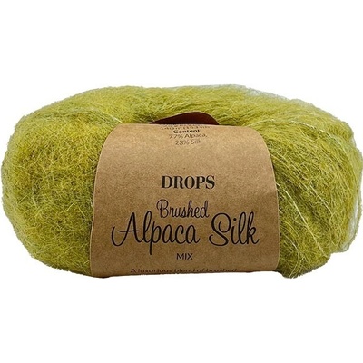 Drops Brushed Alpaca Silk MIX 45 olivová