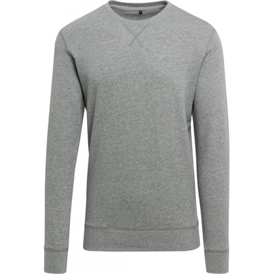Build Your Brand pánska ľahká mikina BY010 Heather Grey