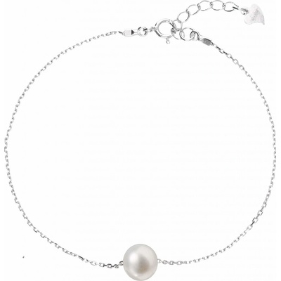 Zlatnictví Zlatíčko stříbrný náramek s říční perlou 23009.1