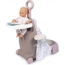 Smoby 24206 Minnie jedálenská stolička pre 42 cm bábiku s 2 doplnkami