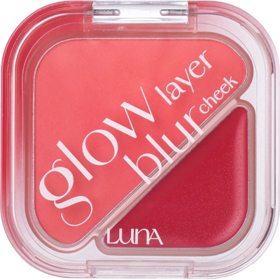 Luna Glow Layer Blur Cheek 10 Sleepy Pink Duo púdrovej a krémovej lícenky 8,5 g