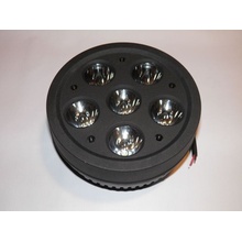 Svítilna pracovní kulatá 5 LED CREE 5X10W MTX JG-WT660