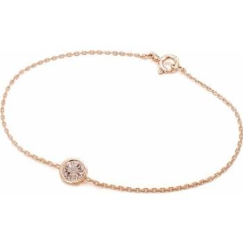 Eppi Zlatý náramok s morganitom Rollie BR36239