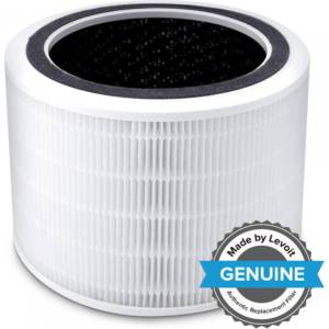 Levoit Резервен филтър за пречиствател на въздух Levoit Core 200S, 1 бр, 3 степенна филтрация, True HEPA, Бял (200S - filter)