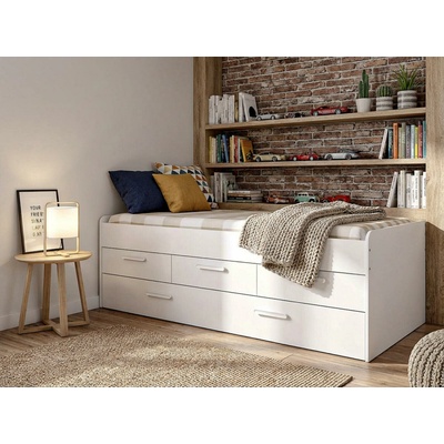 Dekit Aldo Leka s přistýlkou šuplíky white