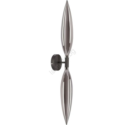 Candellux Стенна лампа NORDIC 2xG9/5W/230V черно/димно сиво (CA1204)