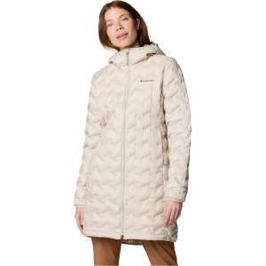 Columbia Яке Columbia Women's Delta Ridge 650 Fill Down Weather Resistant Long Down Jacket - Dark Stone