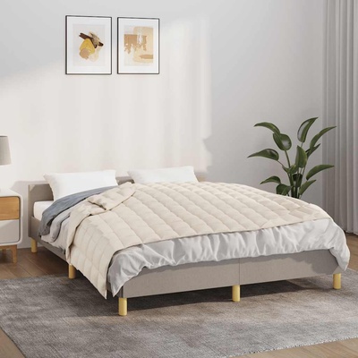 Pure Line Home Тежко одеяло светлокремаво 150x200 см 7 кг