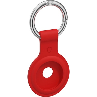 AirTag kľúčenka AlzaGuard Silicone Keychain pre Airtag červená (AGD-AKS002R)