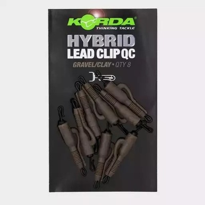 Korda Montáž QC Hybrid Lead Clip Gravel/Clay