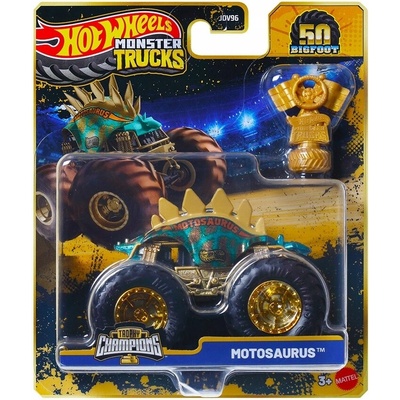 Mattel Hot Wheels Motosaurus Trophy Champions Cup Monster Trucks 1:64