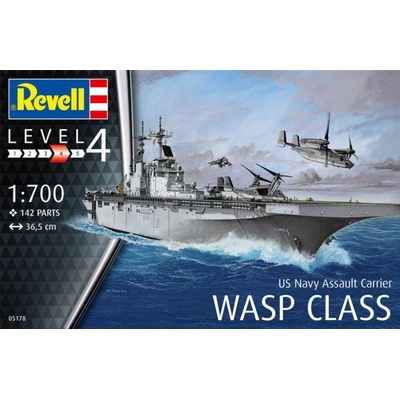 Revell Assault Carrier USS WASP CLASS 05178 1:700