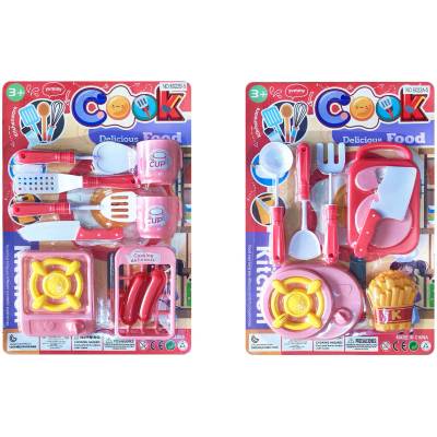 Armtoys ДЕТСКИ КУХНЕНСКИ КОМПЛЕКТ С КОТЛОН НА КАРТОН 2 ВИДА