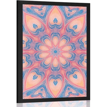 Plagát hypnotická Mandala