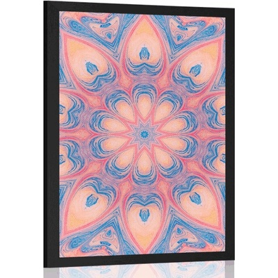 Plagát hypnotická Mandala