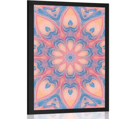 Plagát hypnotická Mandala