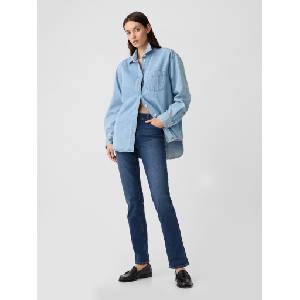 GAP Дънки straight Mid Rise Classic GAP GAP | Sin | ЖЕНИ | 24REG