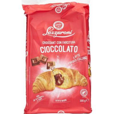 Lazzaroni croissant plnený čokoládou 6 x 50 g