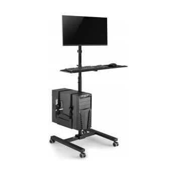 Maclean Stand, trolley, mobile computer station on Maclean MC-793 max 20kg max 17-32 VESA: 75x75, 100x100