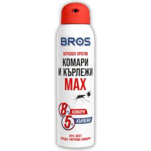 Bros - Полша Bros Спрей max предпаздва 5 часа от кърлежи, 8 часа от комари, 7 часа от черни мухи (208-79)