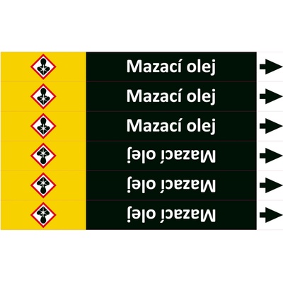 Nadrzenapalivo.cz Značení potrubí ISO 20560, mazací olej PZAL 008105