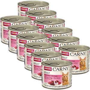 Animonda Carny Adult - Говеждо и пуйка с скариди 12 x 200 г