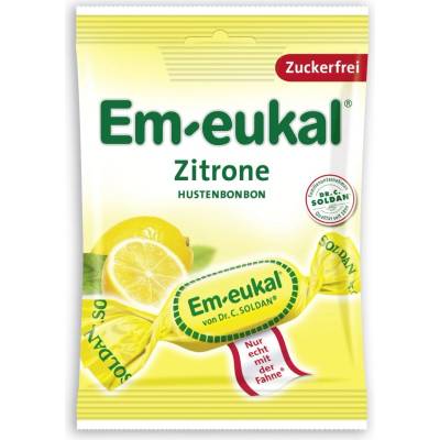 Em-eukal® Tvrdé cukríky CITRÓN, 75 g