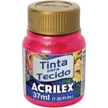 Acrilex Barva na textil 37 ml metalická cherry 826