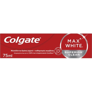 Colgate MAX WHITE, избелваща паста за зъби, Addio Macchie, 75 мл