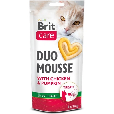 Brit Care Cat Creamy Duo Mousse with Chicken and Pumpkin 4 x 14 g
