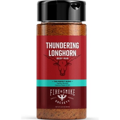 Fire & Smoke BBQ Grilovací koření Thundering Longhorn Beef Rub 354 g