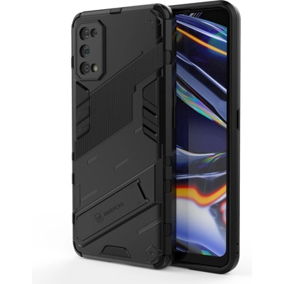 OPPO Punk Armor 2-в-1 Калъф за OPPO Realme 7 Pro - PC + TPU, Невидима Стойка, Шокоустойчив, Вкл. Протектор - 8 Цвята