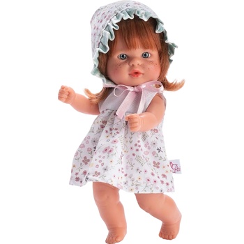 Asi Dolls Кукла Asi Dolls Bombonchin - Бебе Чикита, с шапка и рокля на цветя, 20 cm (117560)