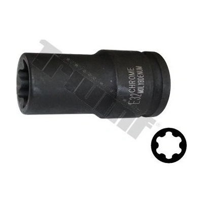 TRIUMF Hlavica kovaná 3/4" profil E32 predĺžená 90 mm