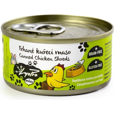 LyoPro Cat Trhané kuraciecí mäso 85 g