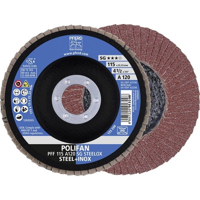 Pferd Vejárovitý brúsny kotúč 115 x 22.23 mm 67612115 10 ks