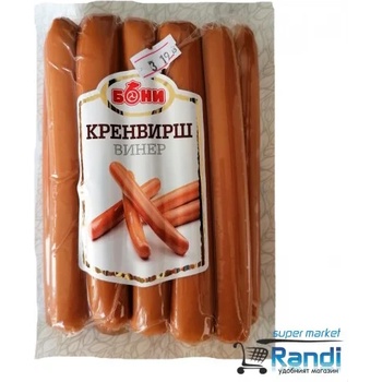 Image 1 of Кренвирш винер Бони 400гр