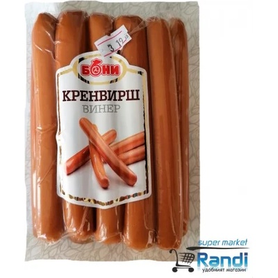 Кренвирш винер Бони 400гр
