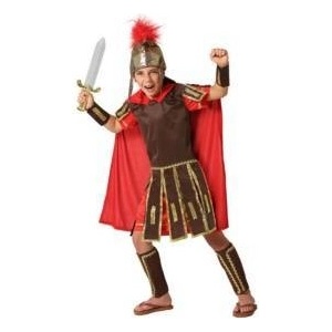 BigBuy Carnival Маскировъчен костюм за деца Gladiator Многоцветен Размер 7-9 години