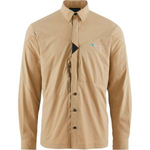 Klättermusen Мъжка риза с копчета Klättermusen Garm L/S Shirt - Khaki - размер XXL (033-3182-0116)