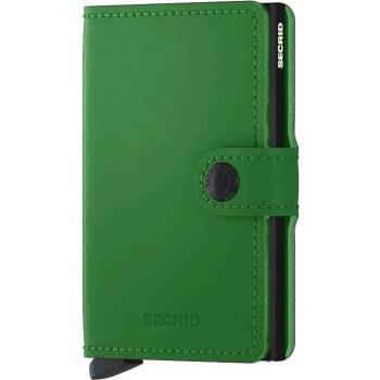 Secrid Кожен портфейл Secrid Miniwallet Matte Bright Green в зелено (MM.Bright.Green)