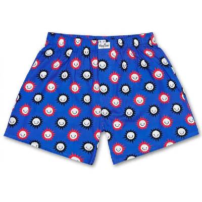 Чорапи Happy socks Sunny Smile boxers - Blue (Blue / Black / Red)