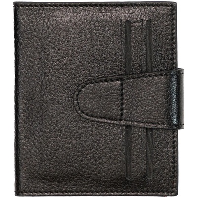 Wallet-bg luks v ПОРТФЕЙЛ - ВИЗИТНИК WALLET LUKS 013 Black-red (1500.6)