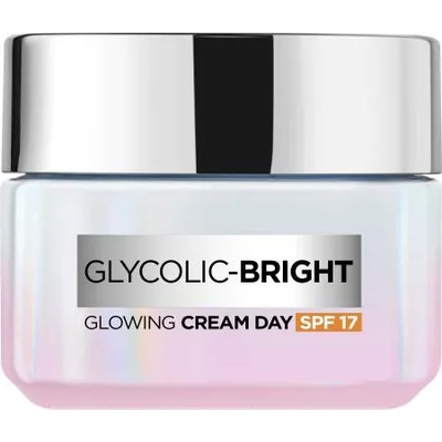 L'Oréal Glycolic-Bright Glowing Cream Day SPF17 озаряващ дневен крем за лице 50 ml за жени