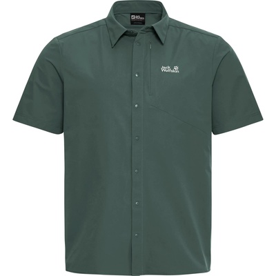 Jack Wolfskin Мъжка риза с копчета Jack Wolfskin Prelight Suncool Shirt - Sago Palm (033-3070-0313)