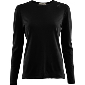 Aclima Дамско мериносово термобельо Aclima Women's Lightwool Undershirt Long Merino base layer - Jet Black - размер XS (115-1392-0111)