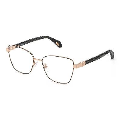 VJC166-550301 55x17x140 mm Reading Glasses - Black (Sh. Rose Gold W/Black Parts)
