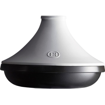 Emile Henry Delight Съд за тажин 4 л, бяло-черен (EH779566)